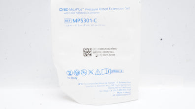 BD MP5301-C MaxPlus Pressure Rated Extension Set 0.8ml x 8.5inch